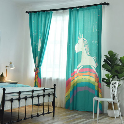 个性窗帘遮光窗帘  北欧风格时尚创意窗帘 
